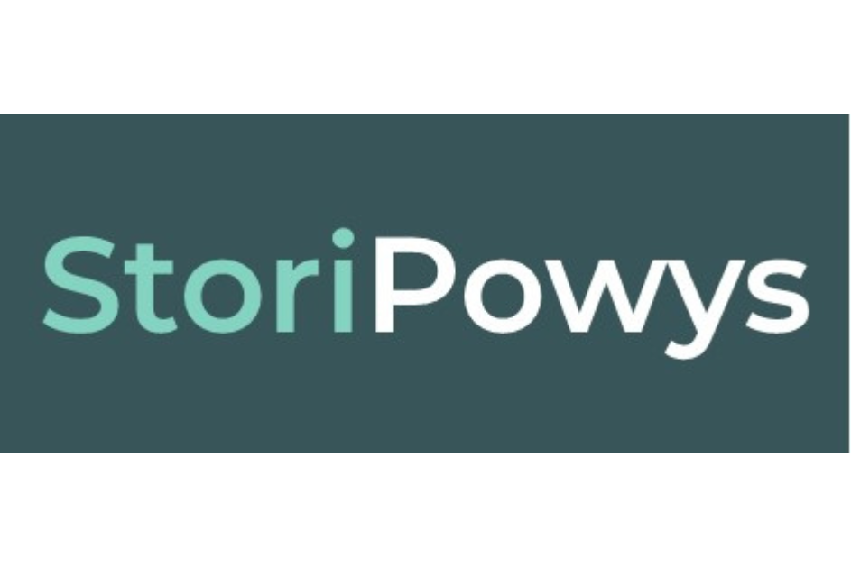 Logo - Stori Powys