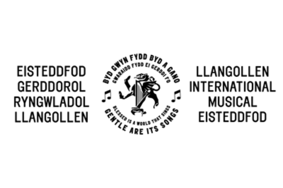 Logo - Llangollen International Musical Eisteddfod / Eisteddfod Gerddorol Ryngwladol Llangollen