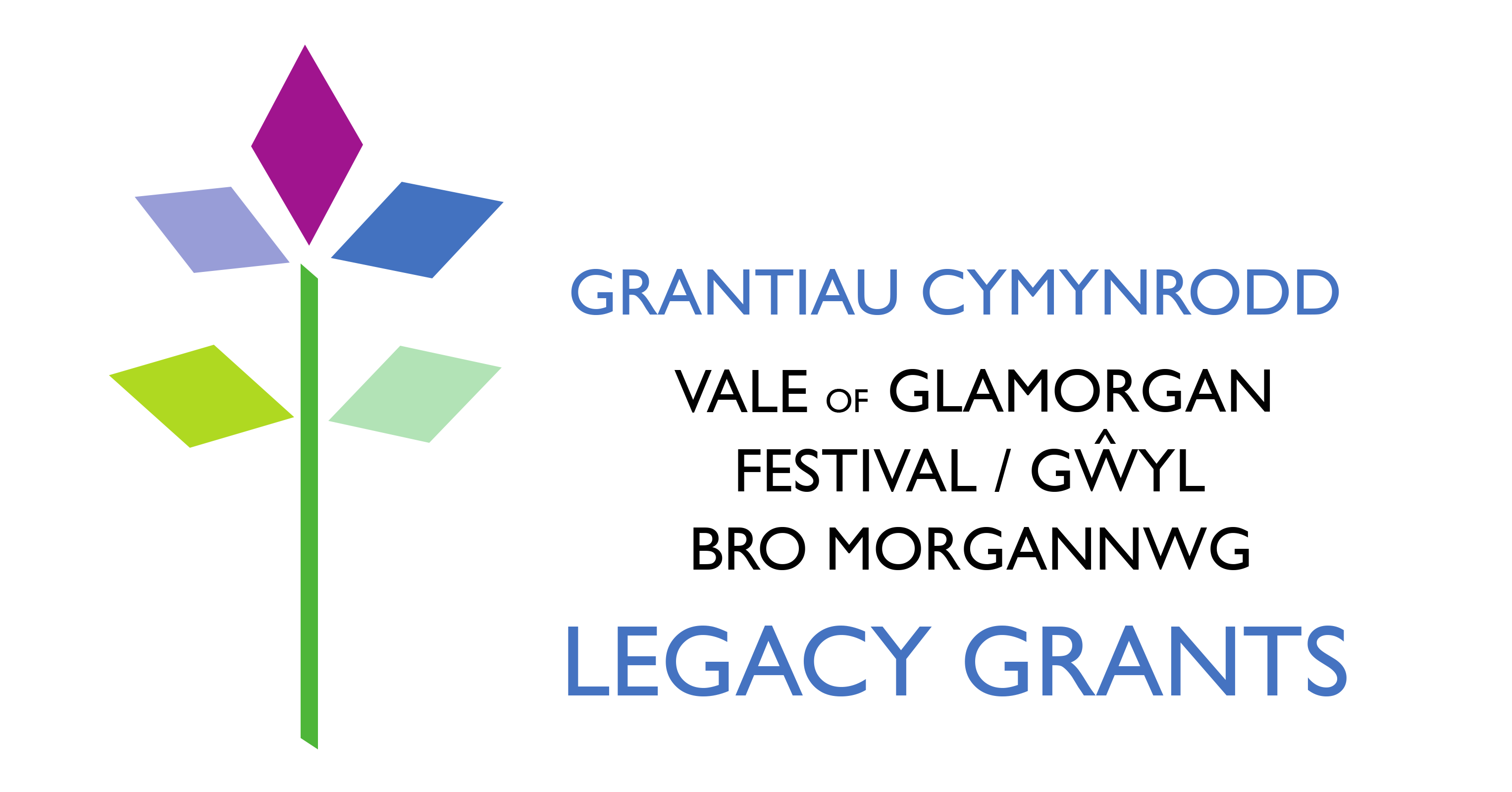 Logo - Vale of Glamorgan Festival Legacy Grants / Grantiau Cymynrodd Gŵyl Bro Morgannwg