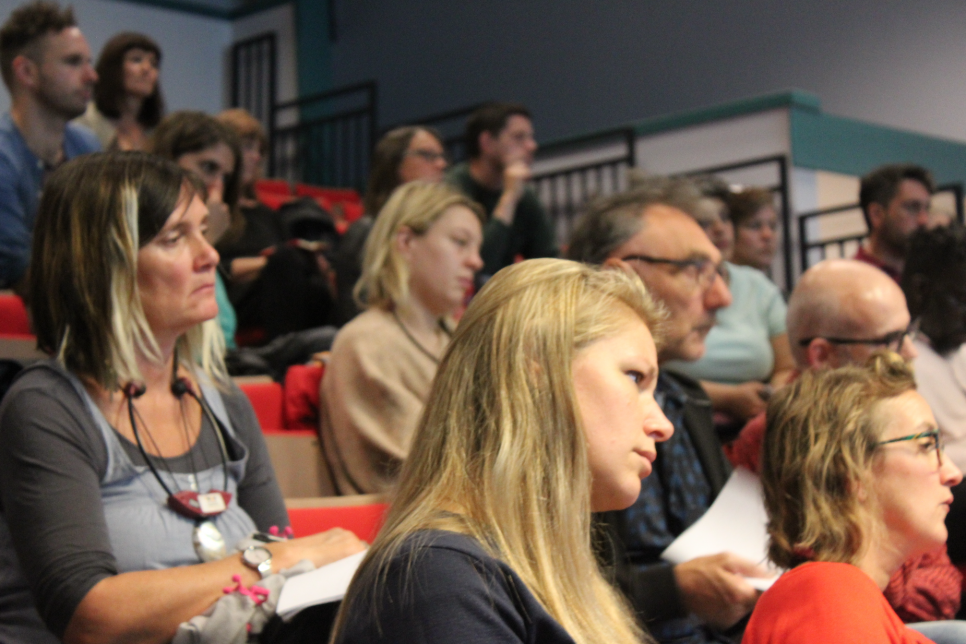 Audience members at IETM Satellite Meeting Wales