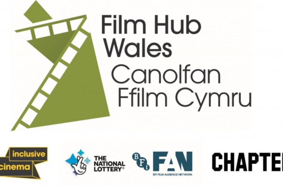 Logo - Film Hub Wales / Canolfan Ffilm Cymru 