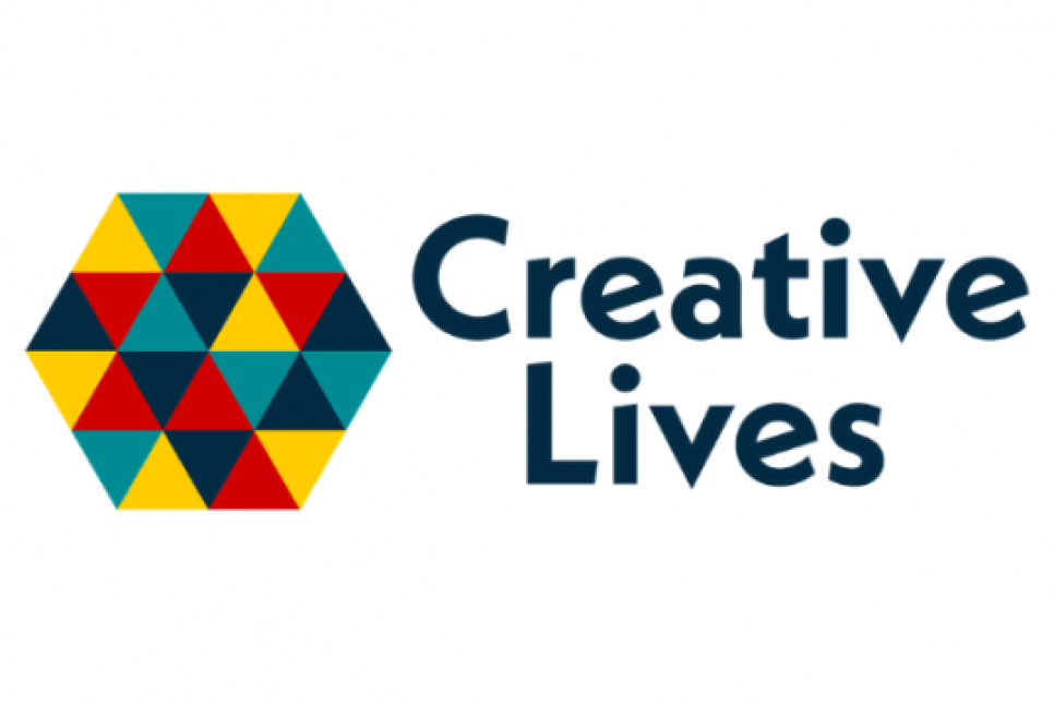 Logo - Creative Lives / Bywydau Creadigol