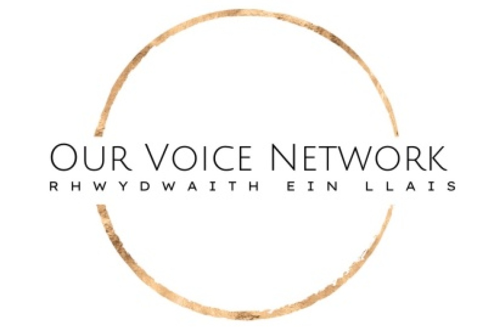 Logo - Our Voice Network | Rhwydwaith Ein Llais CIC