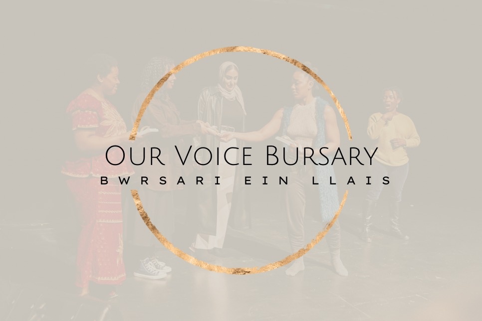 Our Voice Bursary | Bwrsari Ein Llais Logo