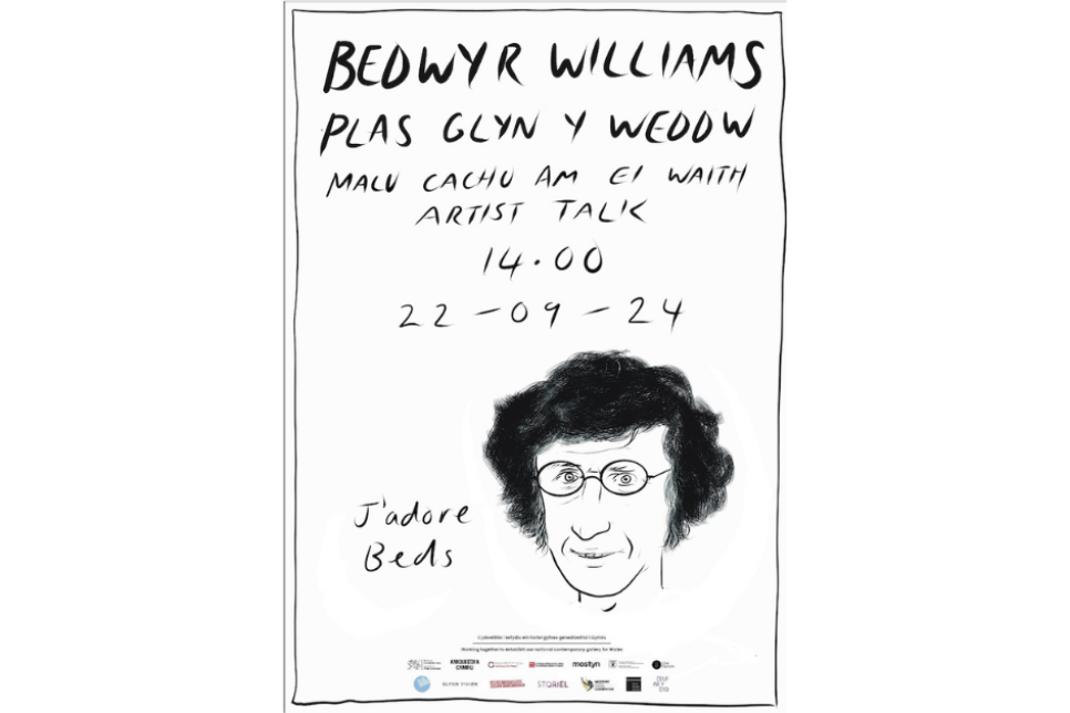 poster digwydd / event poster gan / by Bedwyr Williams