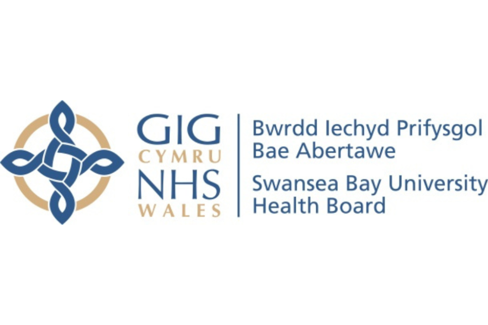 Logo: Bwrdd Iechyd Bae Abertawe / Swansea Bay University Health Board