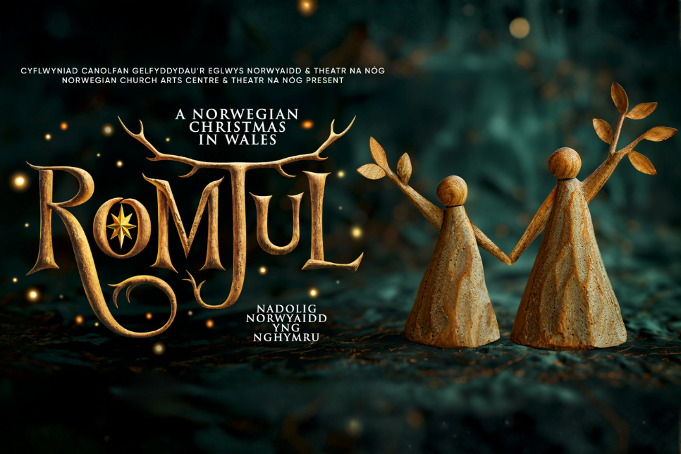 Poster advertising the show / Poster yn hysbysebu'r sioe