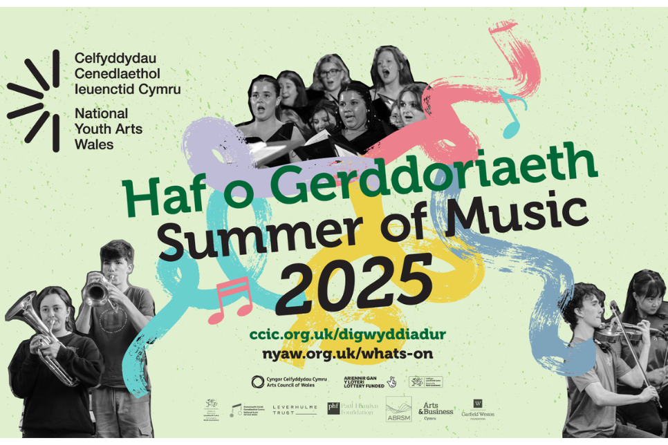 Poster advertising the events / Poster yn hyrwyddo'r digwyddiadau