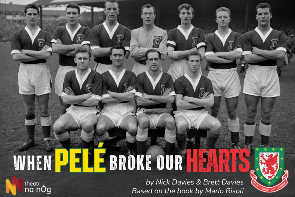Photograph of the 1958 Welsh football team / Ffotograff o dîm pêl-droed Cymru 1958